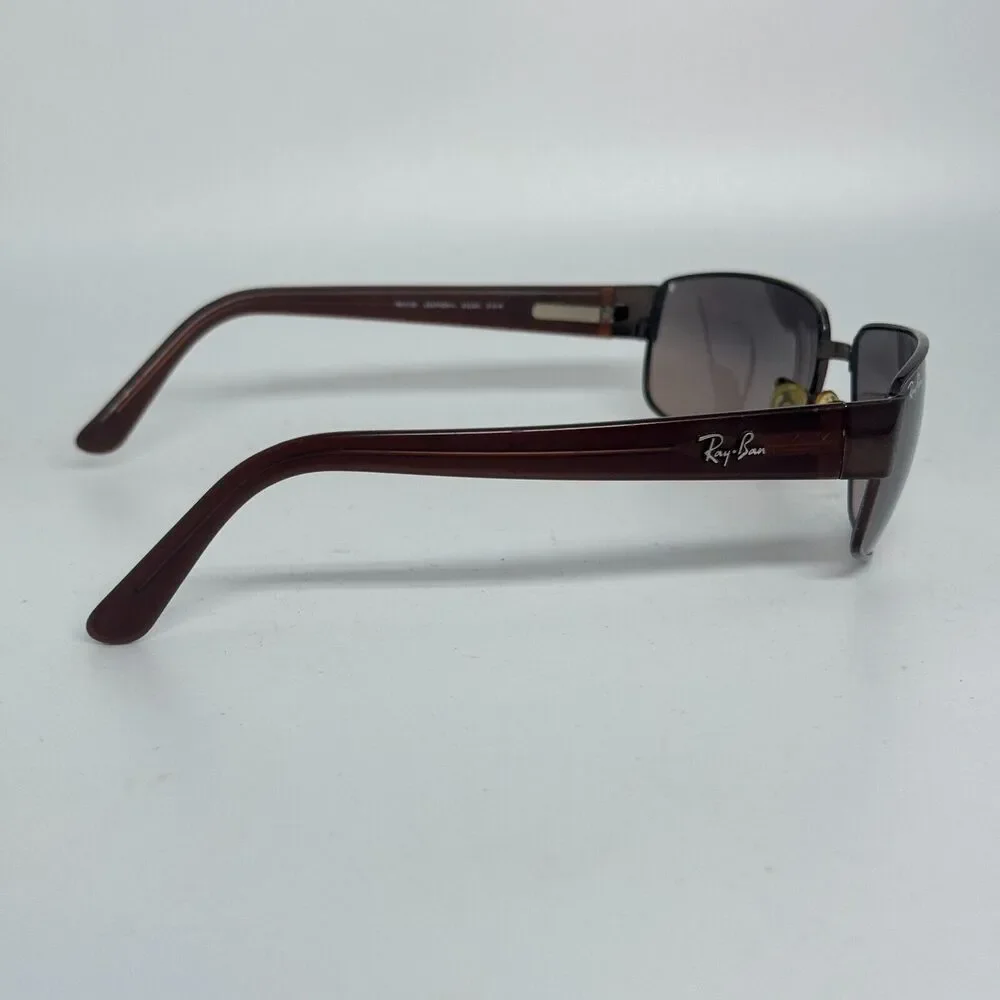 Ray-Ban RB3189 Leather‎ II 61[]16 Metal Wrap Flex Sunglasses Frames Only H15630